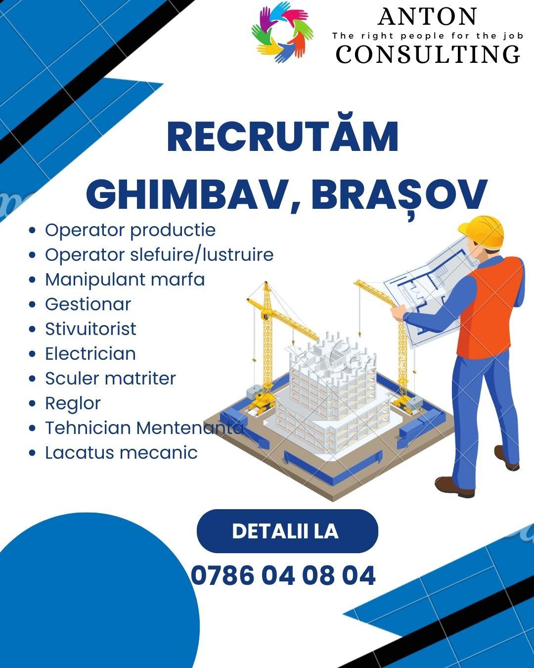 Muncitor calificat / necalificat - Ghimbav, Brasov photo